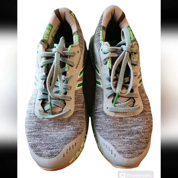 Asics Gel-Cumulus 20 2019 BOSTON Ltd EDITION Women Running Shoes Sz 9 Grey Green - Picture 8 of 11